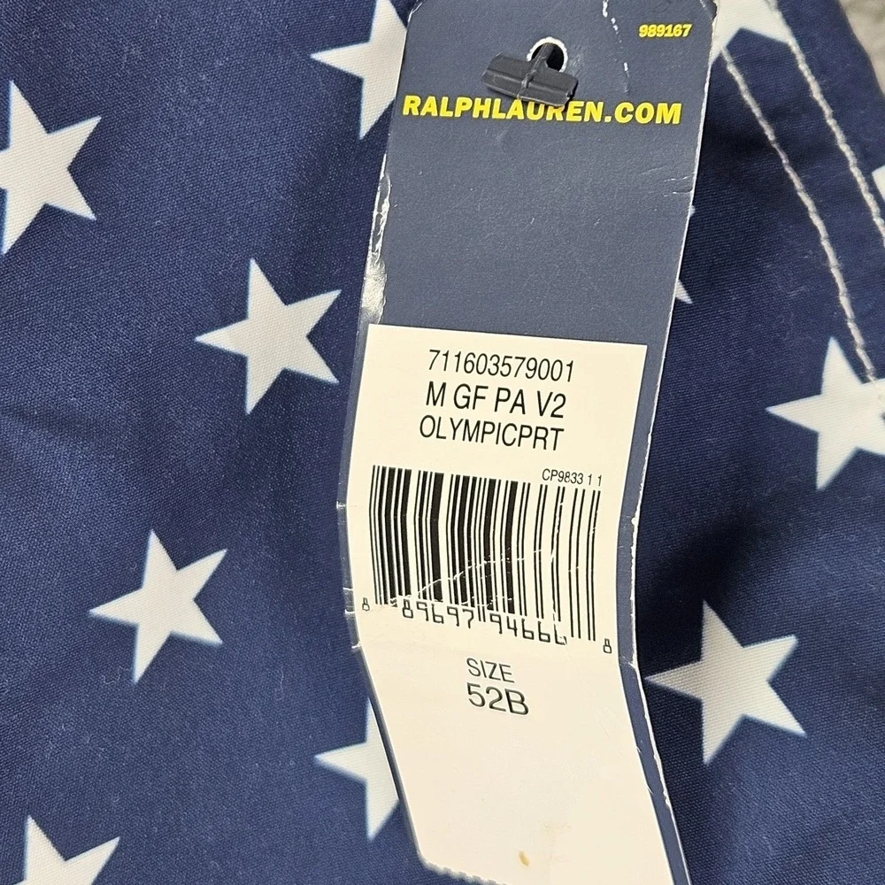 Polo Ralph Lauren 2016 USA Paralympic Team Swim Trunks Board Shorts 52B NWT